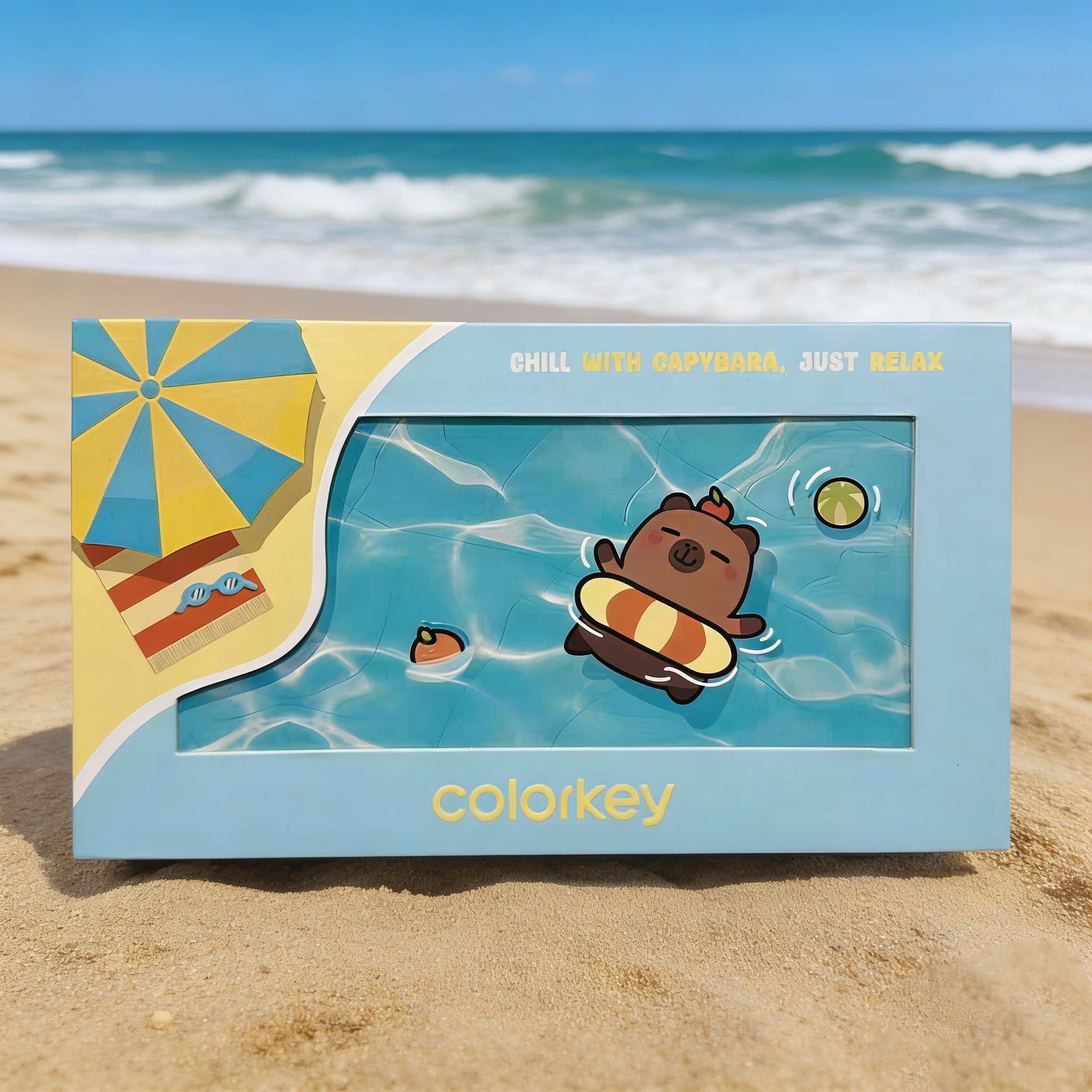 珂拉琪卡皮巴拉唇釉礼盒迷你水雾橘子水豚小样口红套装不沾杯