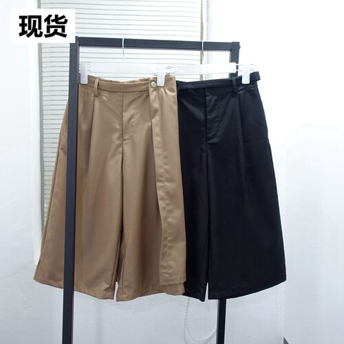 【现货】MONA宝藏女孩的裙裤新款时尚设计感高腰显瘦宽松阔腿短裤