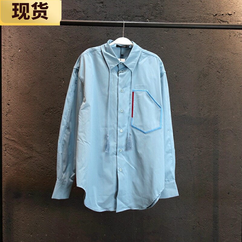 流苏拼接日系复古百搭风休闲衬衣
