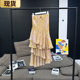 现货 章章Victoria浪漫春夏 度假碎花荷叶边半身裙