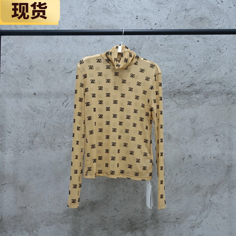 长袖字母恤女潮人风穿搭神器透视