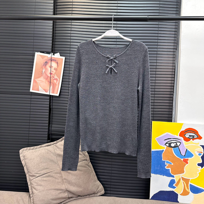 出货中可机洗100羊毛16针精纺镂空蝴蝶结针织衫修身显瘦打底上衣,女装/女士精品,汉服上装,淘宝优惠券,粉丝福利购,淘宝优惠卷