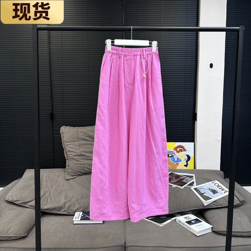 【现货】MS芭乐味的夏天轻薄亚棉休闲裤新款女夏显瘦遮肉萝卜裤,女装/女士精品,休闲裤,淘宝优惠券,粉丝福利购,淘宝优惠卷