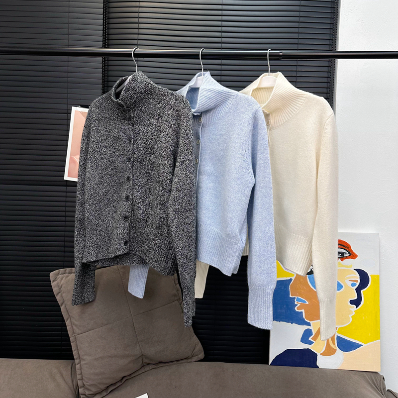 【11/25新品】全羊毛可翻可立杂花毛衣三重奏 RZ254167