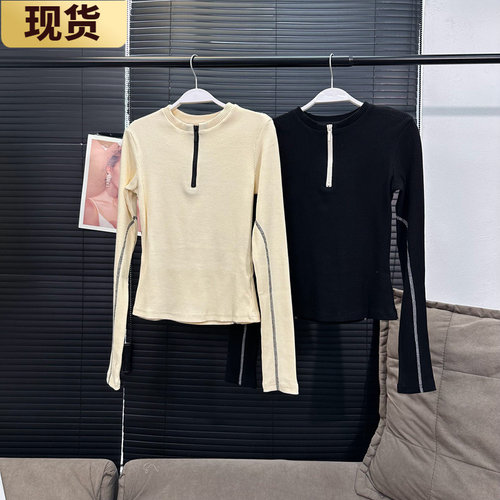 MONA春季显瘦打底针织衫女