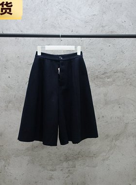 毛呢短裤女显瘦休闲中裤