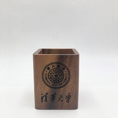 胡桃木实木笔筒学校公