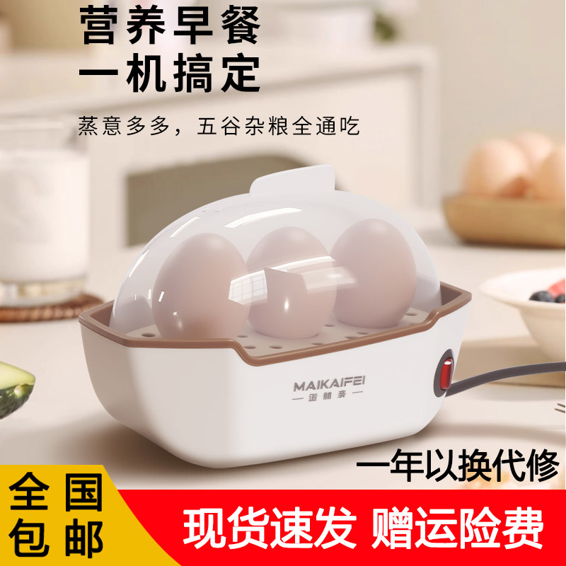 多功能迷你家用1人煮蛋器蒸蛋羹蒸蛋神器自动断电鸡蛋羹宿舍早餐