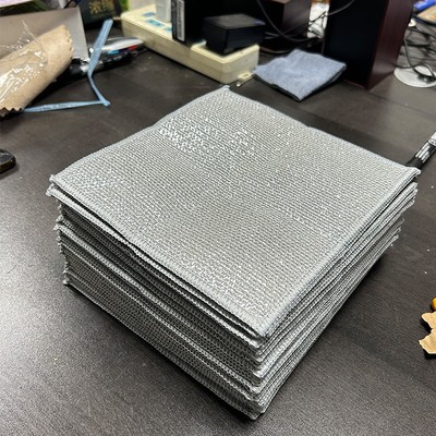 双面银丝洗碗布钢丝抹布替代钢丝球厨房不沾油洗碗巾金属丝清洁布
