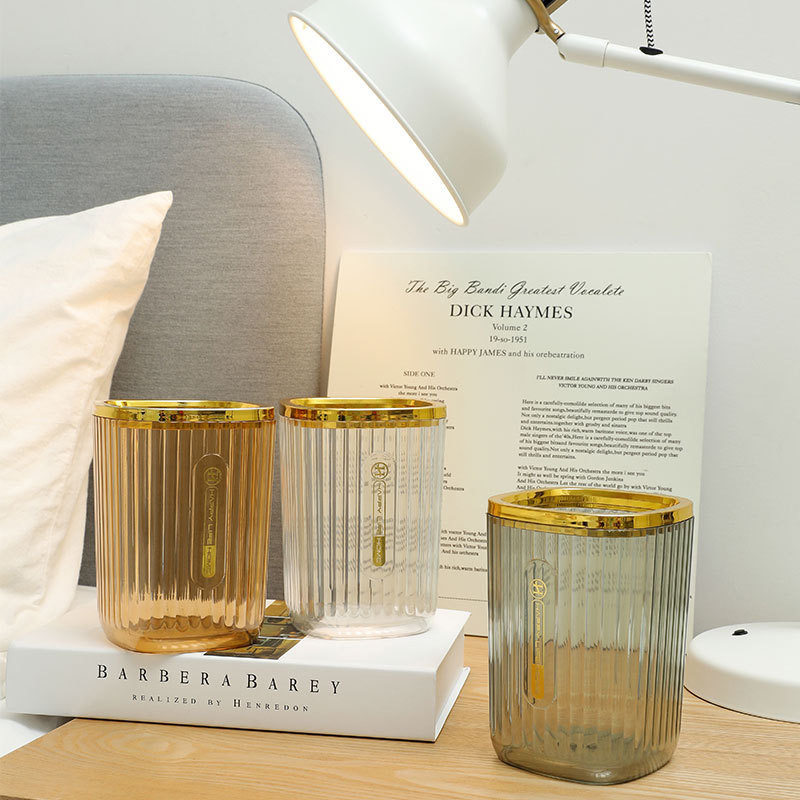 桌面垃圾桶家用轻奢高颜值压圈纸篓办公室茶几化妆台高颜值收纳桶,家庭/个人清洁工具,垃圾桶,淘宝优惠券,粉丝福利购,淘宝优惠卷