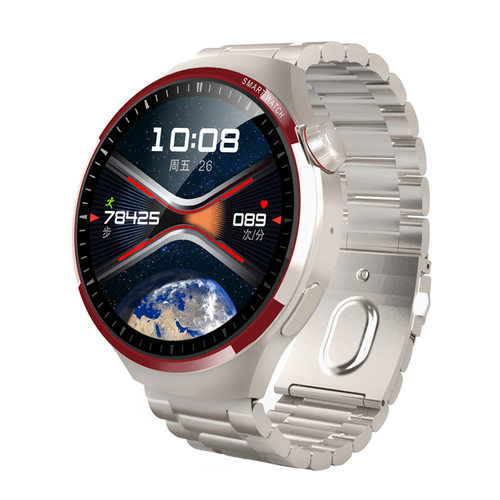 新款G7MAX+智能手表Watch4pro蓝牙通话1.53寸球面屏心率血压支付