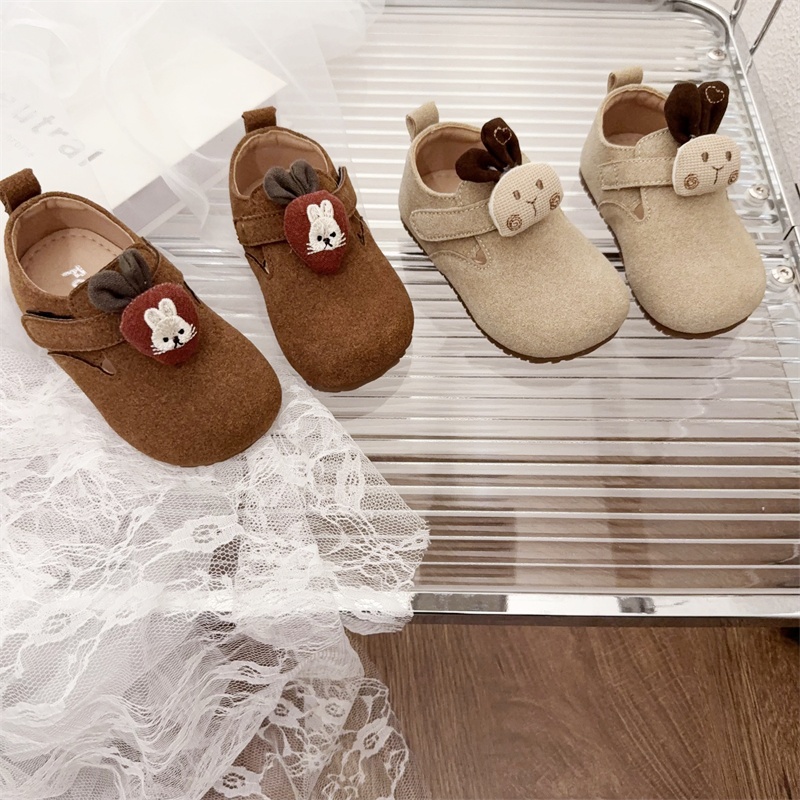女童宝宝勃肯鞋秋季新款软底单鞋婴幼儿学步鞋子卡通小皮鞋子防滑