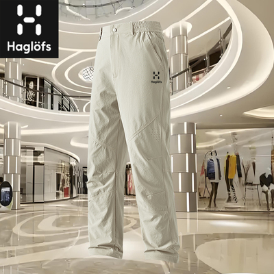 HAGLOFS火柴棍夏季男士速干裤防水透气耐磨徒步登山直休闲冲锋裤
