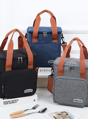 跨境可斜挎加厚午餐保温袋户外冰包野餐包饭盒袋 质量好