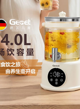德国Gemet全玻璃大容量电热水瓶