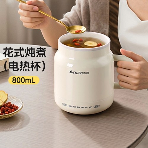 志高养生杯炖煮一体小型宿舍小功率煮粥电煮烧水杯迷你一人办公室