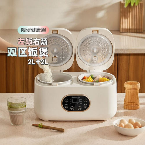 志高双区双胆电饭煲家用鸳鸯饭锅