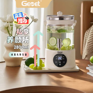 德国Gemet水龙头养生壶全玻璃大容量煮酒花茶壶家用智能电热水瓶