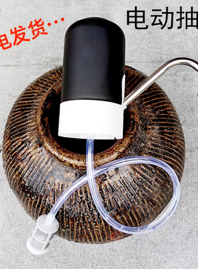 抽酒专用泵电动食品级酒泵自动抽酒神器锂电池充电抽水酒坛取酒器