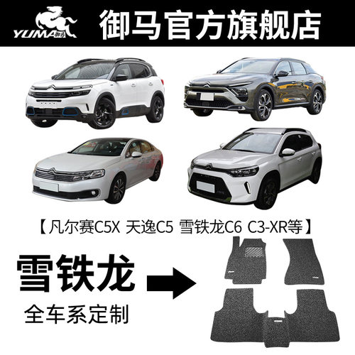 雪铁龙丝圈脚垫汽车御马