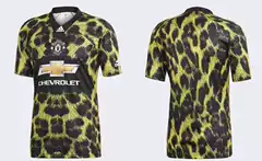Manchester United 18-19 Ea Jersey, Leopard Print Manchester United, Ea2117