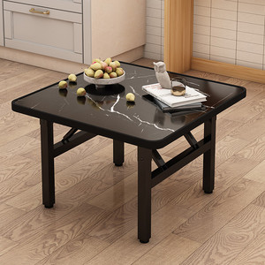 方形折叠桌子家用简易饭桌矮桌小地桌出租屋宿舍摆摊户外烧烤摊桌