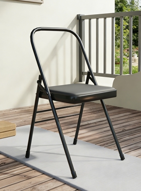 折叠瑜伽椅家用倒立拉伸支撑椅瑜伽辅助架youga用品居家训练椅子