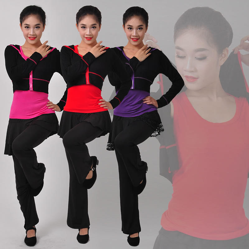 square dance clothing new pattern Latin Culotte pure cotton Long sleeve Two piece set Middle and old age show Dance costume adultin the Sports/Yoga/Fitness/Fans supplies , Dance/Aerobics/Gymnastics , Latin , Latin Dance Set  category - from Buy2taobao.com to provide professional Taobao agent buy service