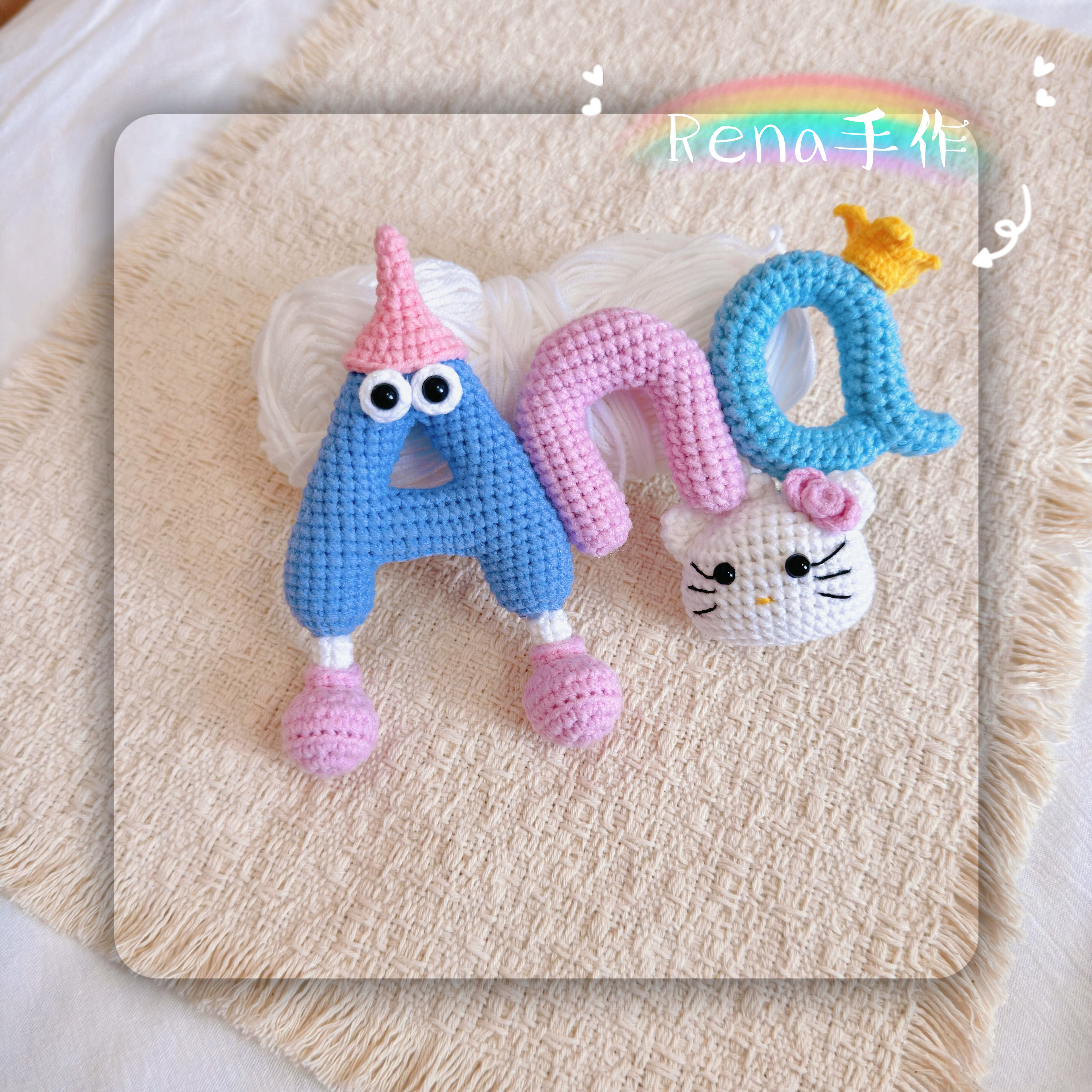 字母钥匙扣 姓名字母车钥匙扣丑萌挂件背包挂饰闺蜜情侣创意礼物