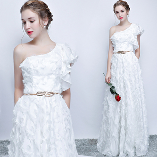 宴会晚礼服2025新款主持人显瘦高贵优雅大气晚装性感修身女长裙夏