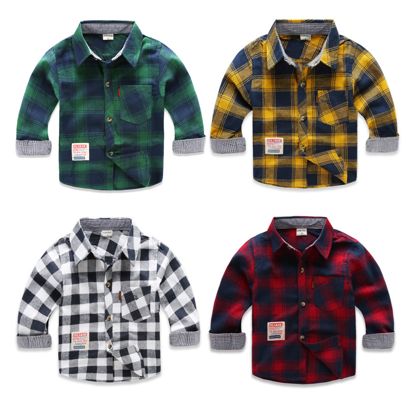 Chemise garcon à manche longue - Ref 2080939 Image 1