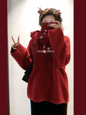 毛丽小四郎【搭配单品】波点围巾围脖女秋冬