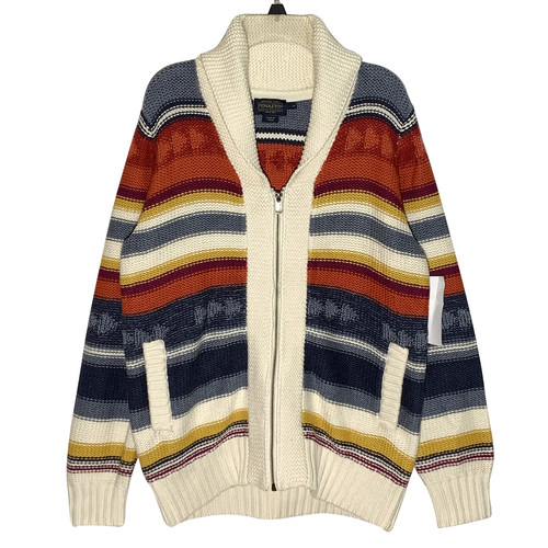 羊毛混纺拉链开衫外套