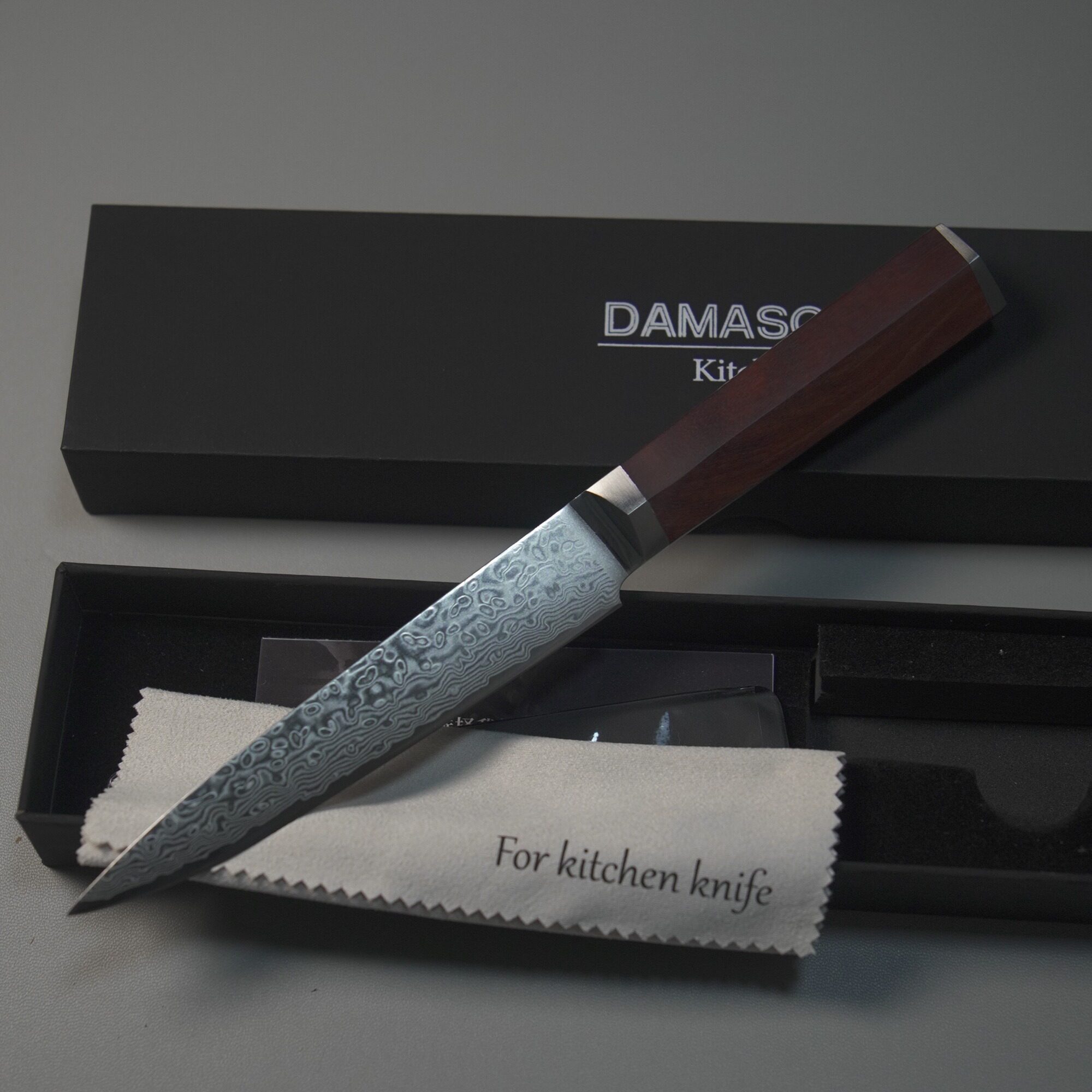 大马士革钢锋利刃家用高硬度vg10刚芯水果刀屠夫尖刀杀猪专用刀具