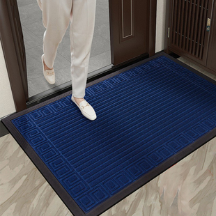 新中式 入户地垫门垫进门脚垫子防滑耐脏橡胶地毯客厅户外门口蹭土