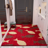 可定制加厚毛绒地毯入户地垫门垫进门脚垫客厅玄关吸水防滑垫耐脏