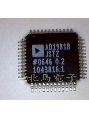 AD1981BJSTZ-REEL AD1981BJST QFP-48 编解码器芯片 全新可直拍HC