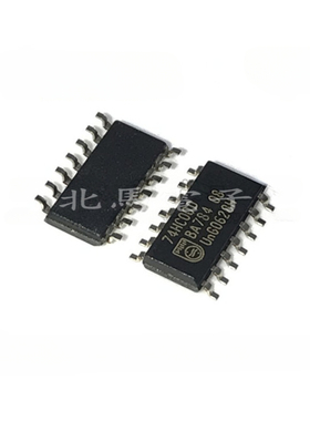 74HC00D  四路2输入与非门 逻辑芯片 SOP-14  全新可直拍HC