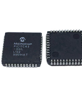 PIC17C43-33/L     PIC17C43   PLCC44   原装可直拍ZJ