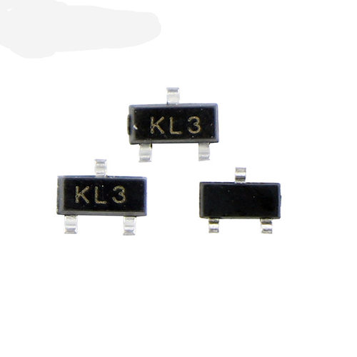 100个 BAT54C 丝印WW1 丝印KL3 SOT23200mA 30V 贴片肖特基二极管