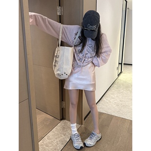 FILLE | 丘比特防晒罩衫 松弛感慵懒抽绳系带长袖T恤套头小衫女