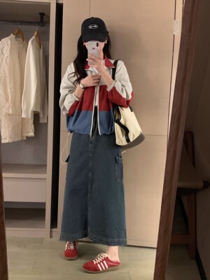 复古美式休闲学院风常规外套