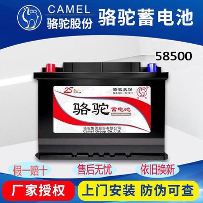 2S骆驼蓄电池58500免维护12V48AH五菱之光荣光幻速S3原装汽车电瓶