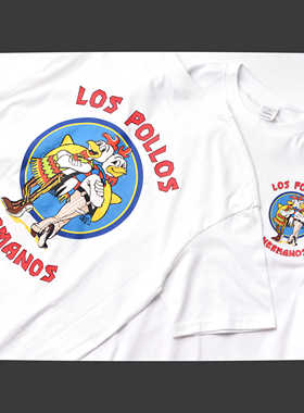 满配14色丝印！黄圈版Gus炸鸡240克短袖 透气logo 毒师律师周边