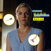 绝命毒师风骚律师周边Kim纯手工星光耳钉项链18k厚镀金纯银