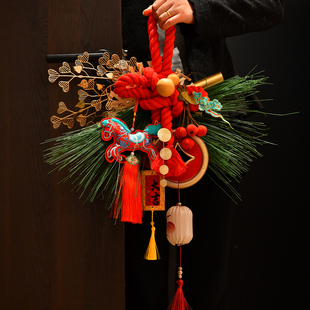 2026马年春节过年新年中国结万字结手工挂饰装饰氛围布置福桶花束