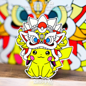 魅影车贴 汽车贴 皮卡丘车贴划痕遮挡卡通电动摩托车小牛贴纸个性