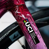 魅影车贴UCI世界自行车联盟公路车山地车单车贴纸自行车架前叉贴