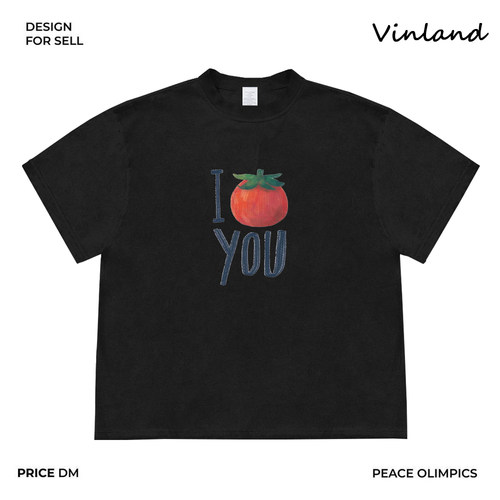 I 番 YOU 番茄 |  纯棉短袖T恤 230克重精梳棉 文蘭工作室