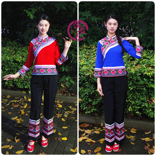 单衣红色宝蓝色精品好面料 气球花刺绣女装 滇七彩2025新款 长袖